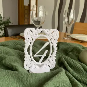 Schild - Tischnummern #4