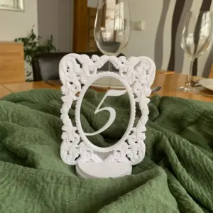 Schild - Tischnummern #5